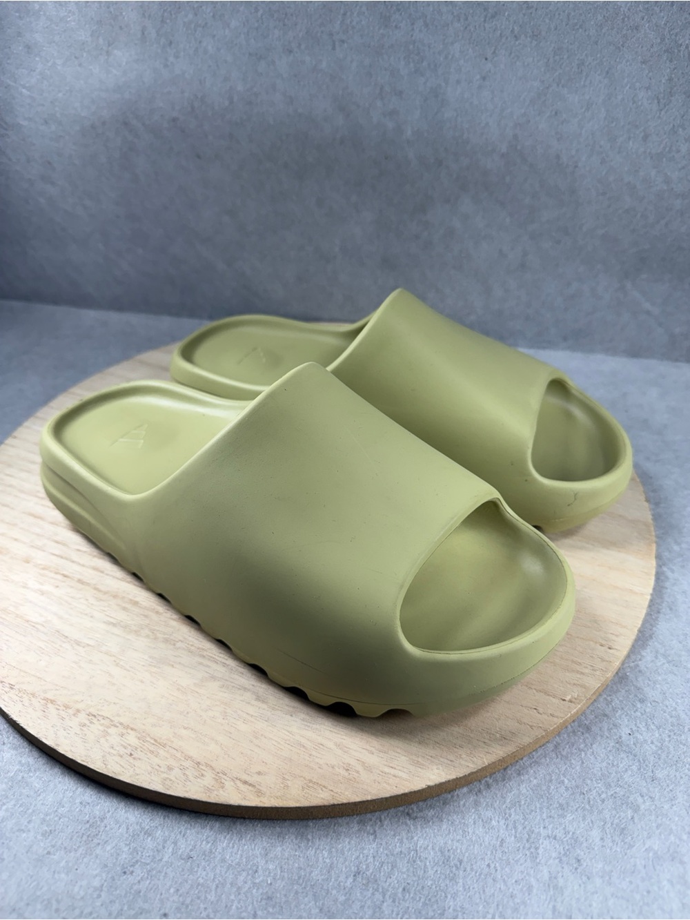 adidas Olive Green Slide Sandals
